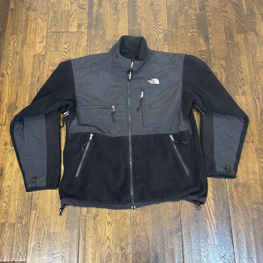 Vintage The North Face Denali Jacket Black Full Zip Fleece Vented Men’s Large EU